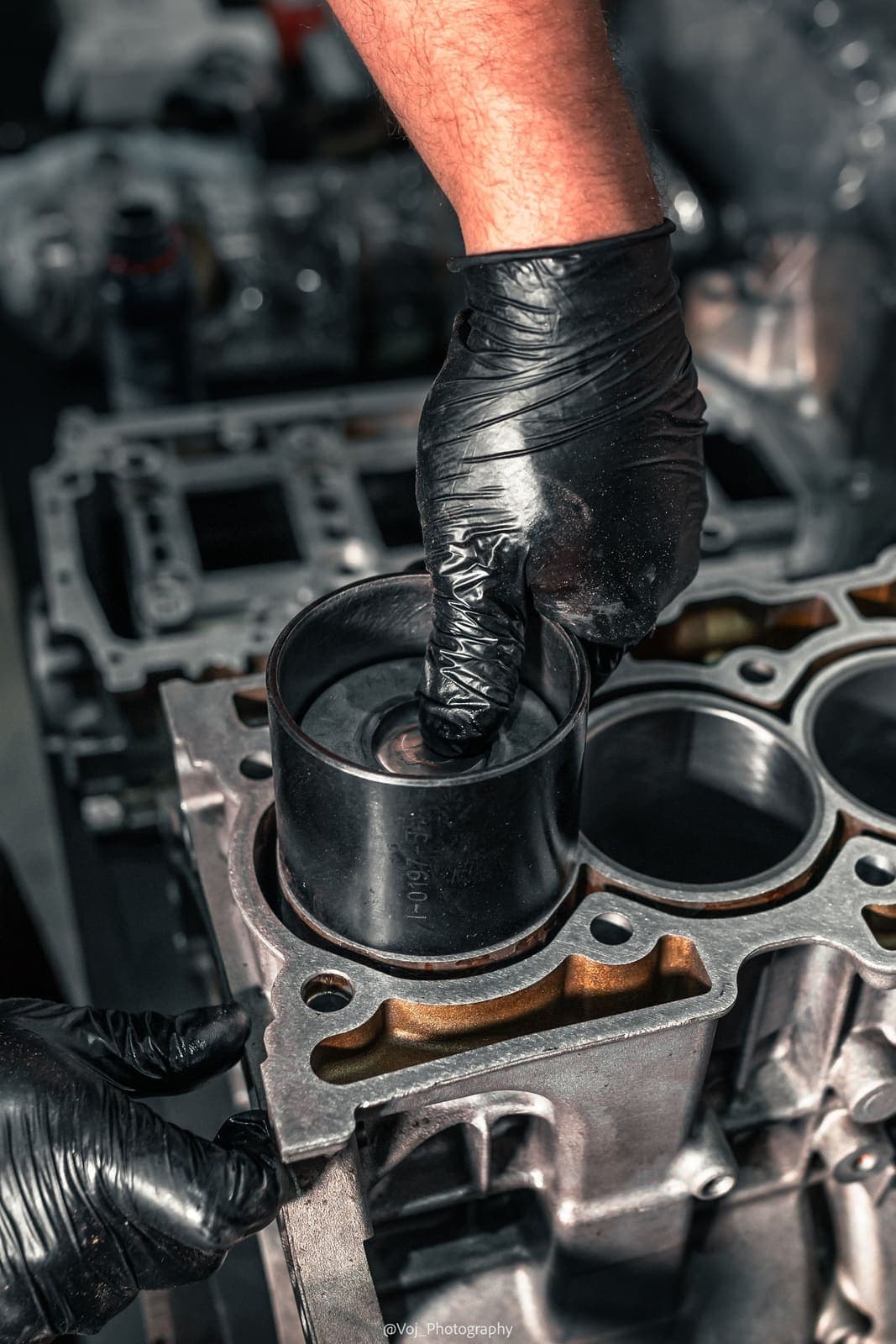 Manutenção interna de motor